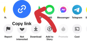 طريقة نسخ رابط فيديو تيك توك
